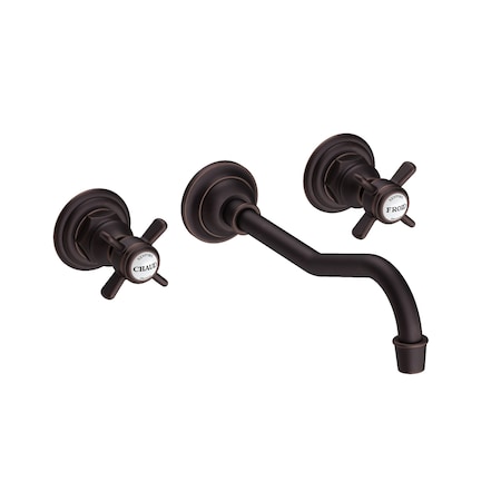 Newport Brass Wall Mount Lavatory Faucet in Venetian Bronze 3-947-VB